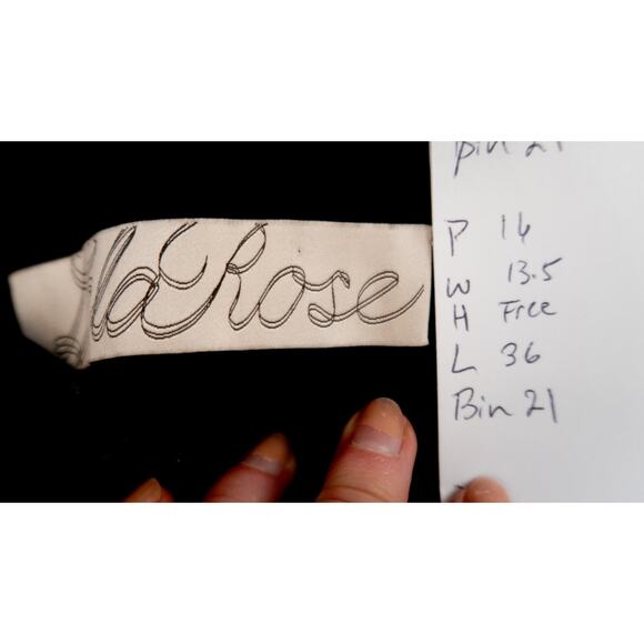 LELA ROSE Sleeveless Sequin Beaded Black Dupioni Silk Bustier Cocktail Dress 4 - Picture 11 of 11